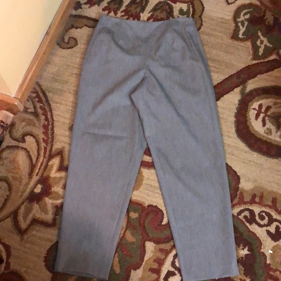 Vtg TALBOTS Size 10 P SideZip STRETCH Dark Charcoal Gray  Deadstock USA NEW - Picture 4 of 12